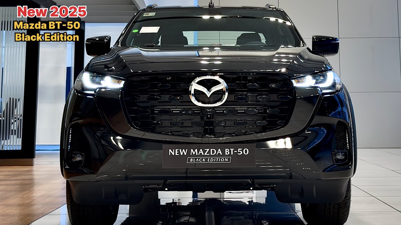 New 2025! Mazda BT-50 Black Edition | Premium Comfort Interior and Exterior