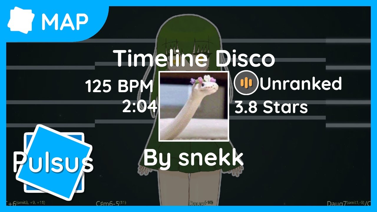 Pulsus Map Showcase | Kashiwasaki Disuko - Taimurain Disuko | Map by snekk