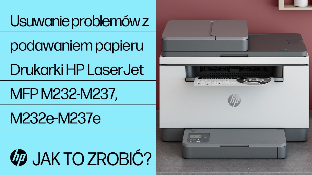Usuwanie problem&oacute;w z podawaniem papieru | Drukarki HP LaserJet MFP M232-M237, M232e-M237e | HP