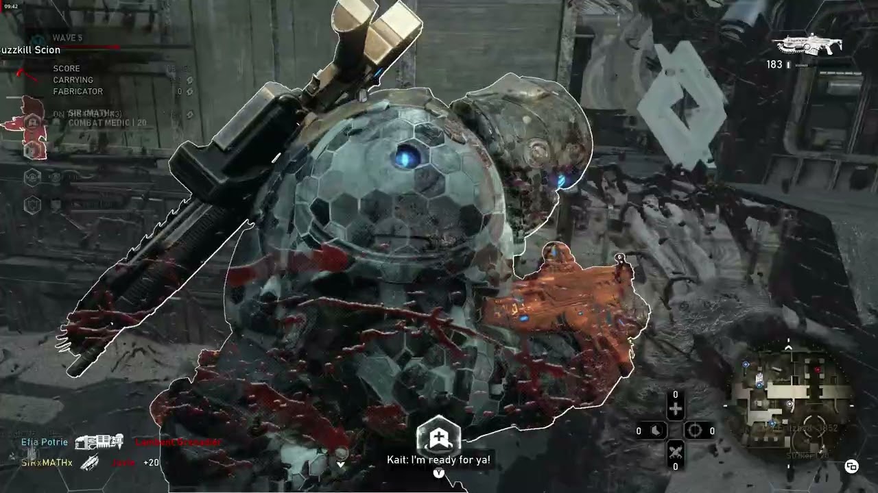 Gears 5 Master Horde - Forge - Combat Medic (No Barriers / 4 Players Only)