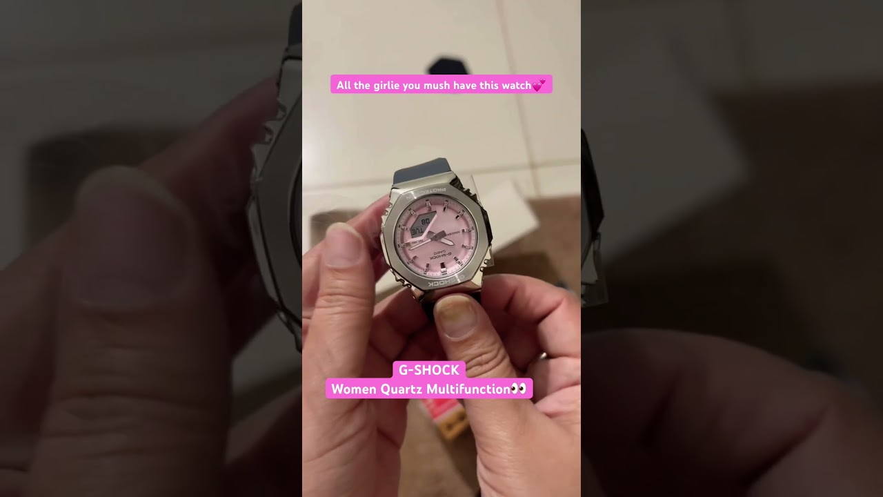 This watch is for girls…G - SHOCKWomen Quartz Multifunction
