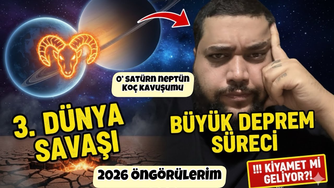 SON DAKİKA: 2026 İ&Ccedil;İN ŞOK EDEN ASTROLOJİK UYARI! 🚨 D&uuml;nya Sarsılacak Mı?