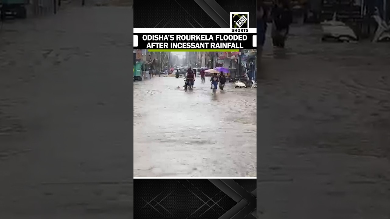 Odisha: Several residential areas face flood-like situation following incessant rainfall in Rourkela
