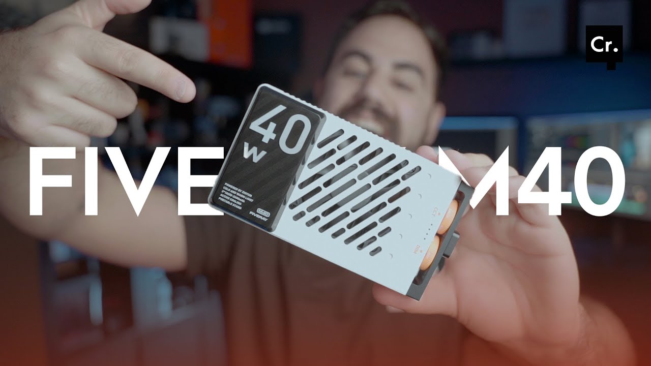 💡 Luz Portáil para Grabar Vídeos | Fiveray M40