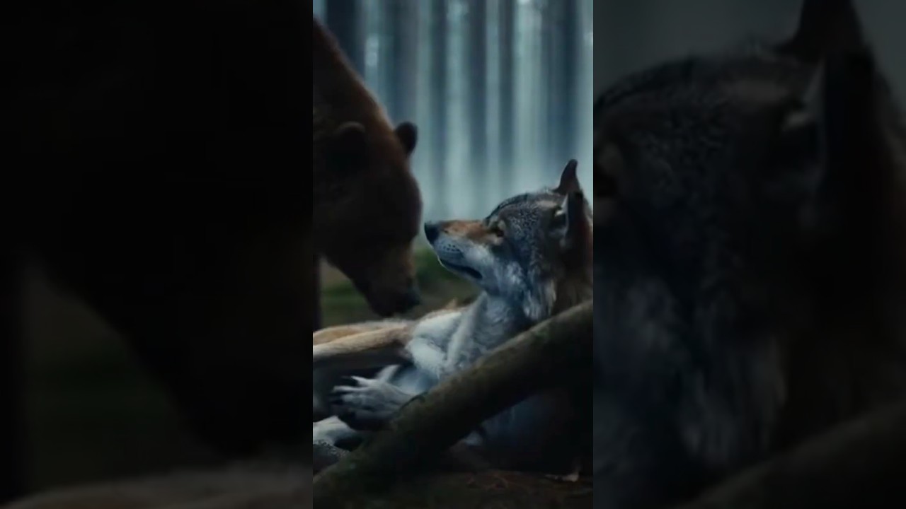 Nobody Expected This: when the wolf was dying.#animalrescue #wildlife #aishorts