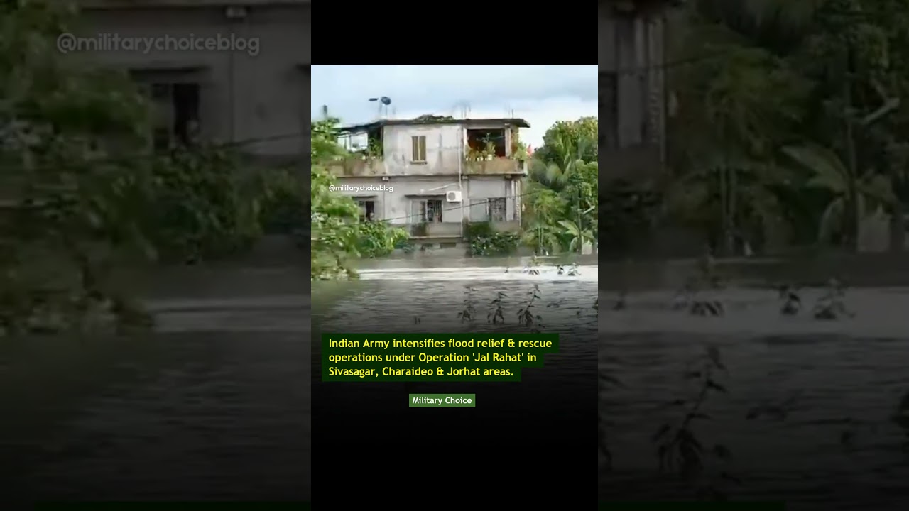 Indian Army intensifies flood relief and rescue operations under Operation 'Jal Rahat'