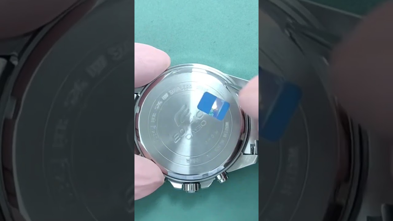 casio edifice EFR-526 battery replacement