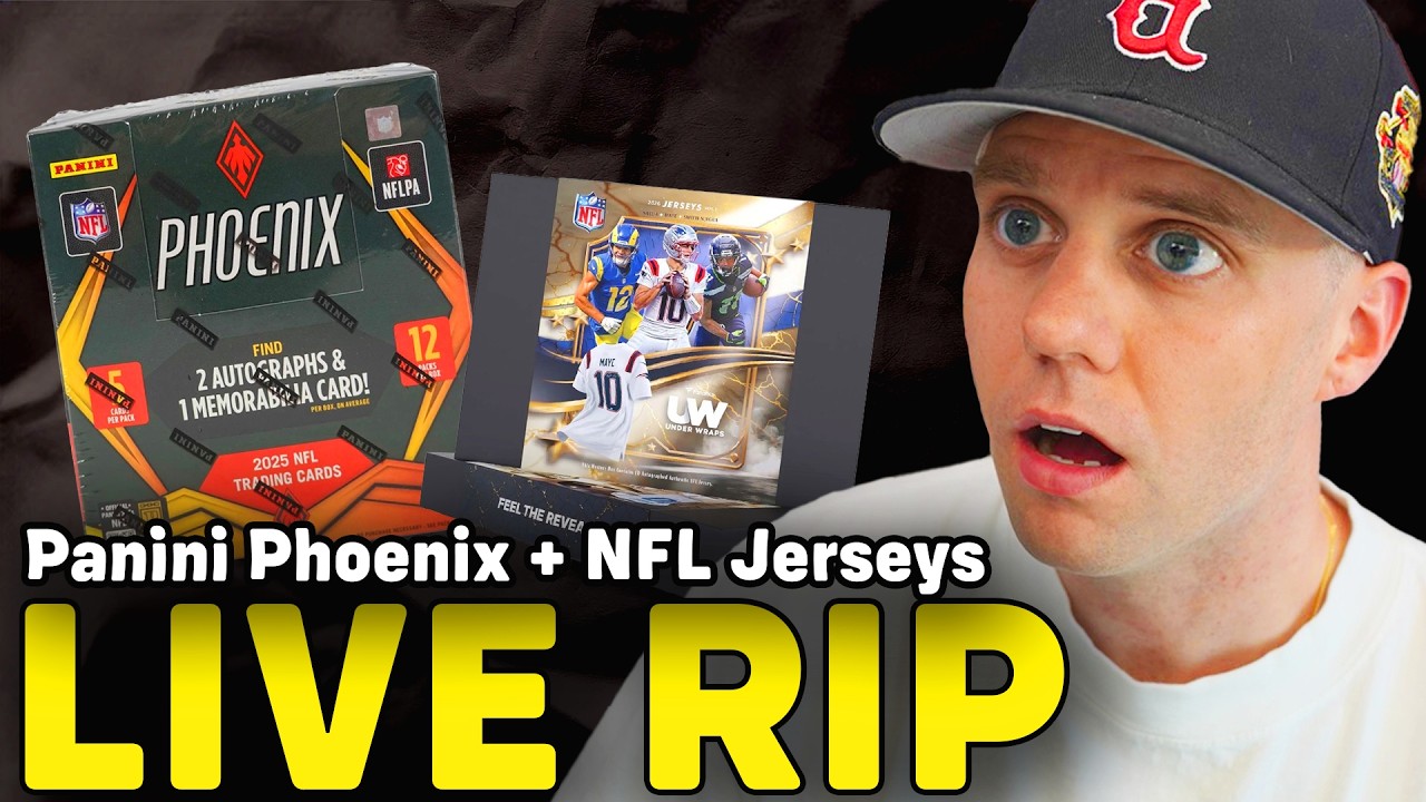 LIVE RIP: UNDER WRAPS NFL JERSERYS & 2025 PHOENIX FOOTBALL