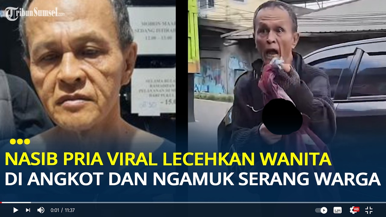 Nasib Pria Viral Lecehkan Perempuan di Angkot Sukabumi dan Mengamuk Serang Warga, Berakhir Ditangkap