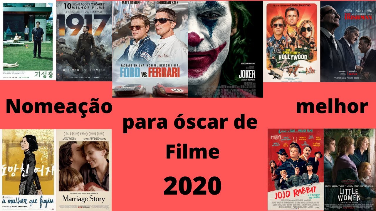 Nomeados para &oacute;scar de melhor filme 2020