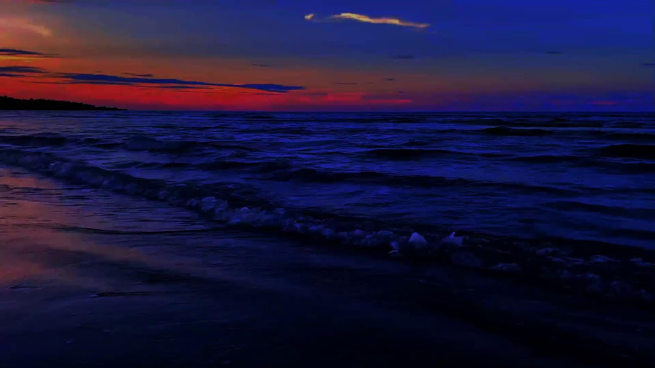 Gentle Waves for Sleep with Ocean White Noise and Peaceful Night Beach