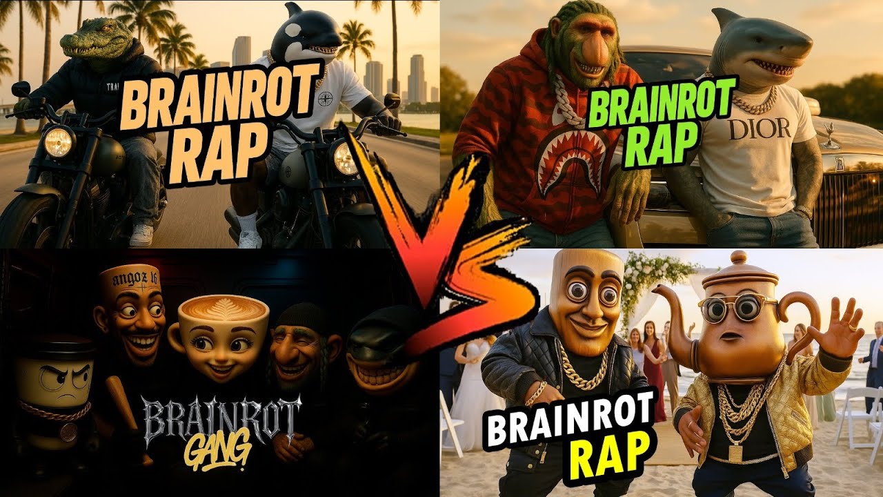Best Brainrot Rap Versus| Brainrot Drill vs Brainrot Rap vs Brainrot Gang vs Brainrot Rap 
