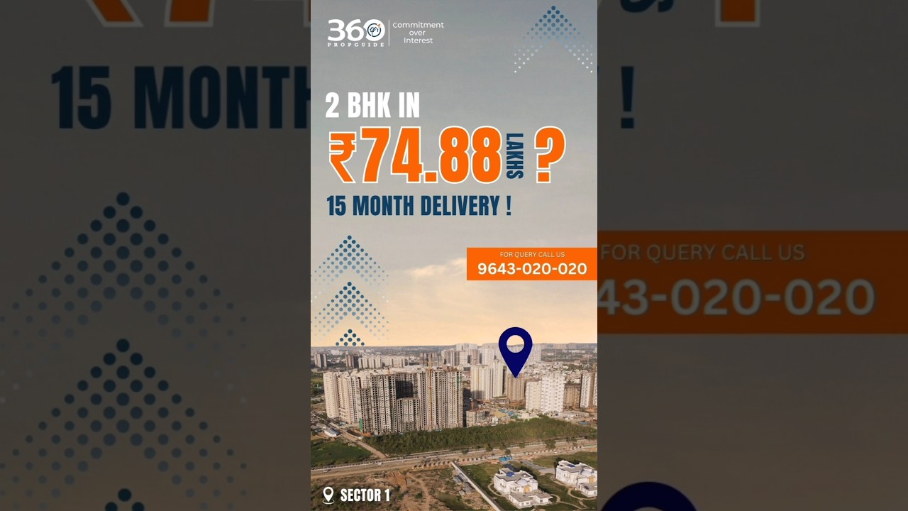 Bliss Town 2 Bhk Price will Shock you #greaternoidawest #noidaextension #noidarealestate #realestate