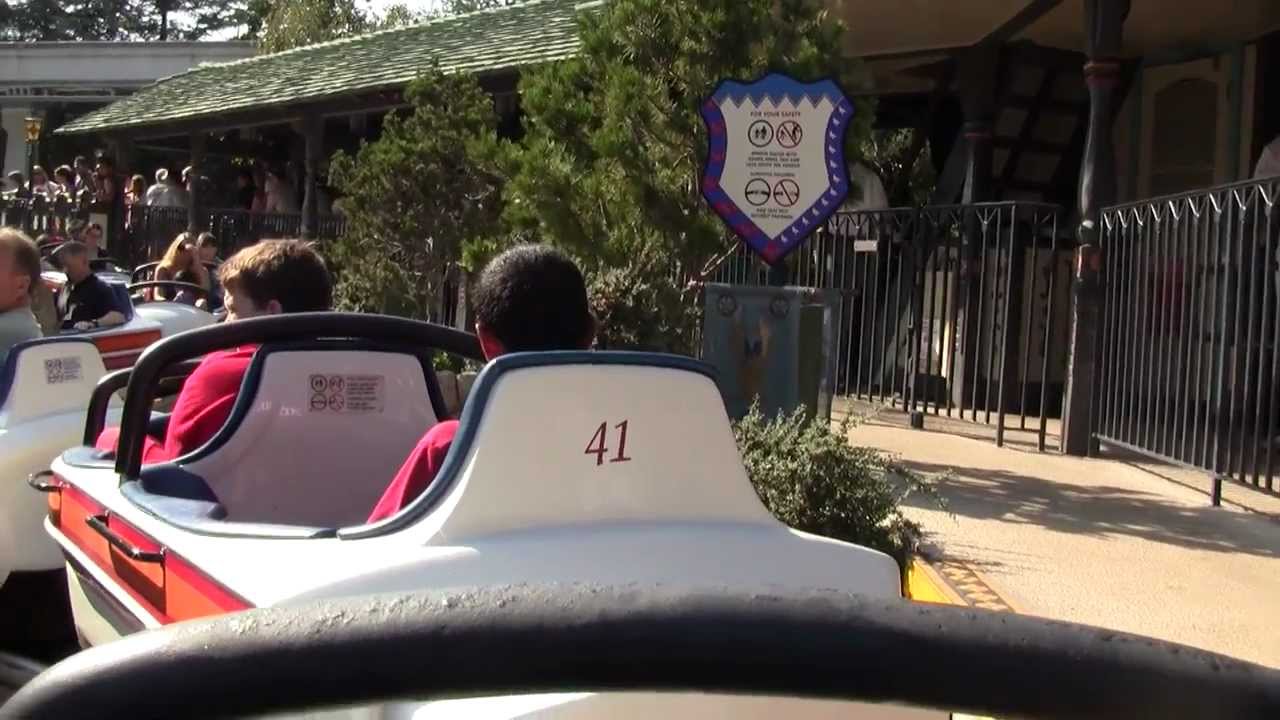 Matterhorn Bobsleds Tomarrowland side POV - Disneyland