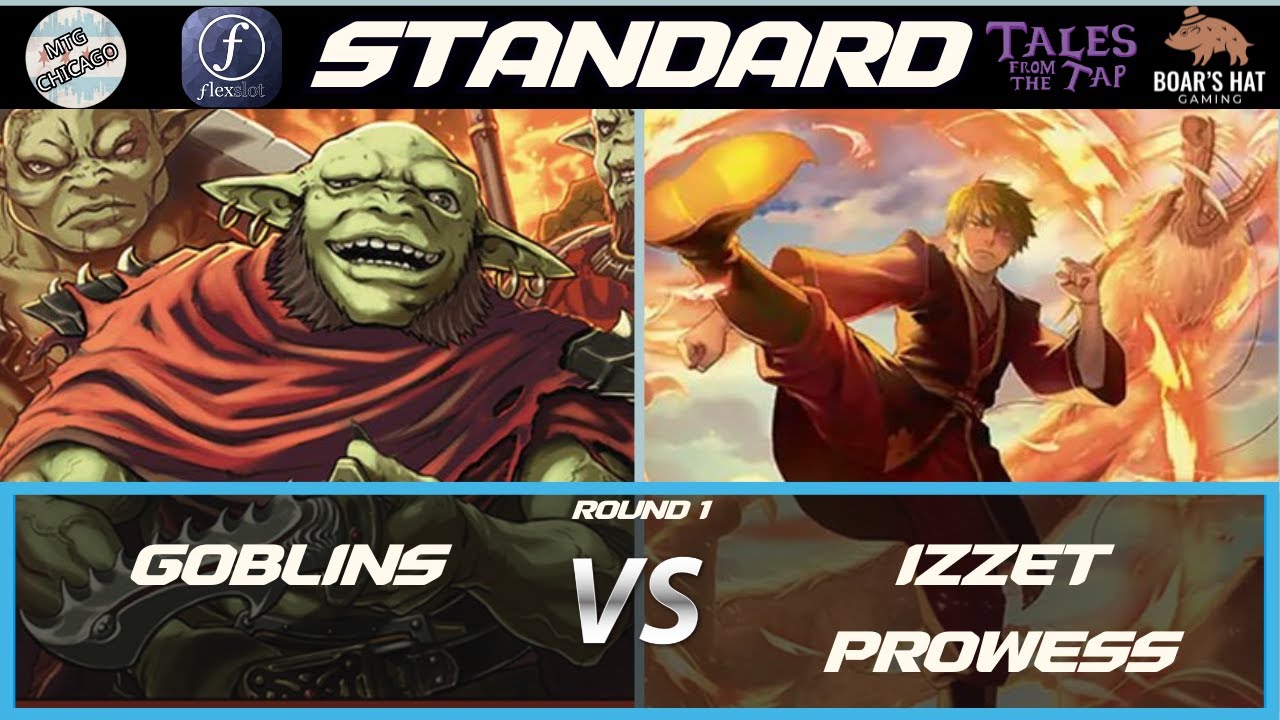 Goblins VS Izzet Prowess   [MTG Standard Round 1]