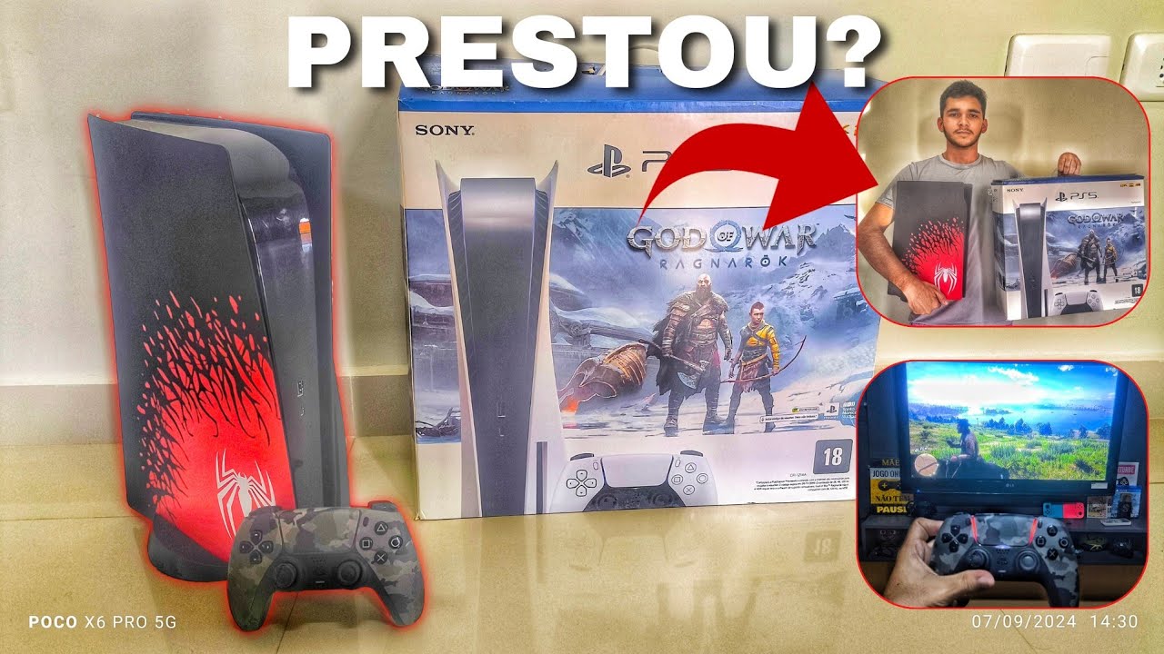FINALMENTE! COMPREI UM PS5 FAT USADO, SONHO REALIZADO (SERÁ QUE VEIO COM DEFEITO?)