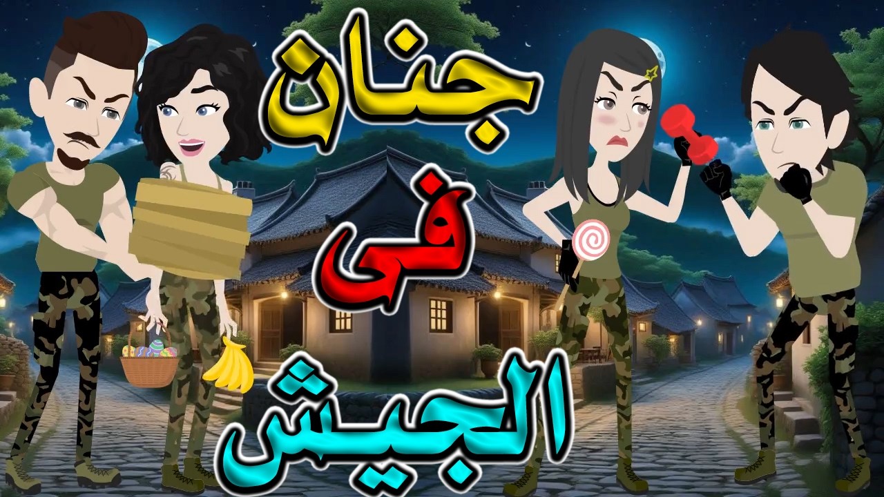 جنان في الجيش: شقاوة بنت وسط المعسكر.. قصة حب بدأت بمقلب! 😂❤️  #توتا_و_ماجى