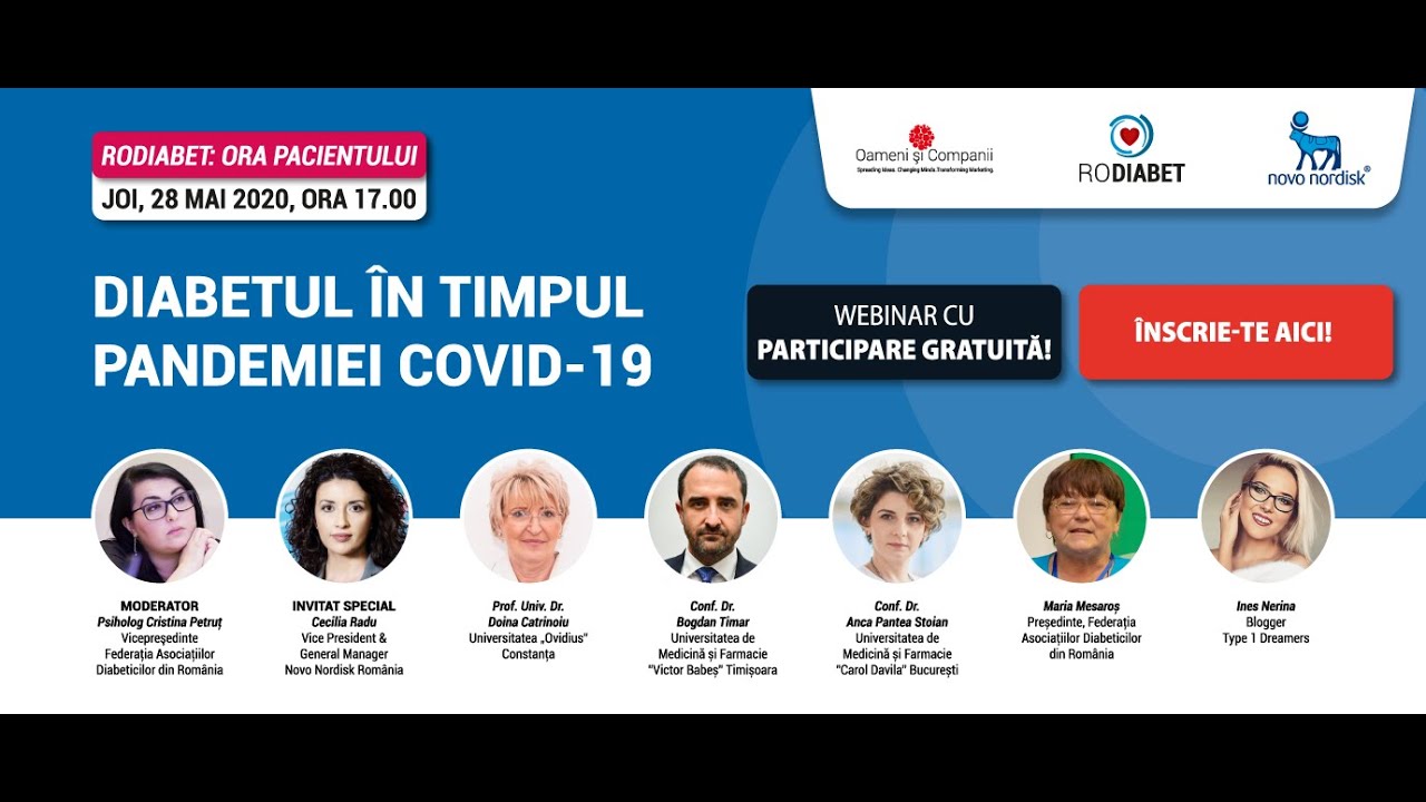 Rodiabet Ora Pacientului 28mai2020 (live)