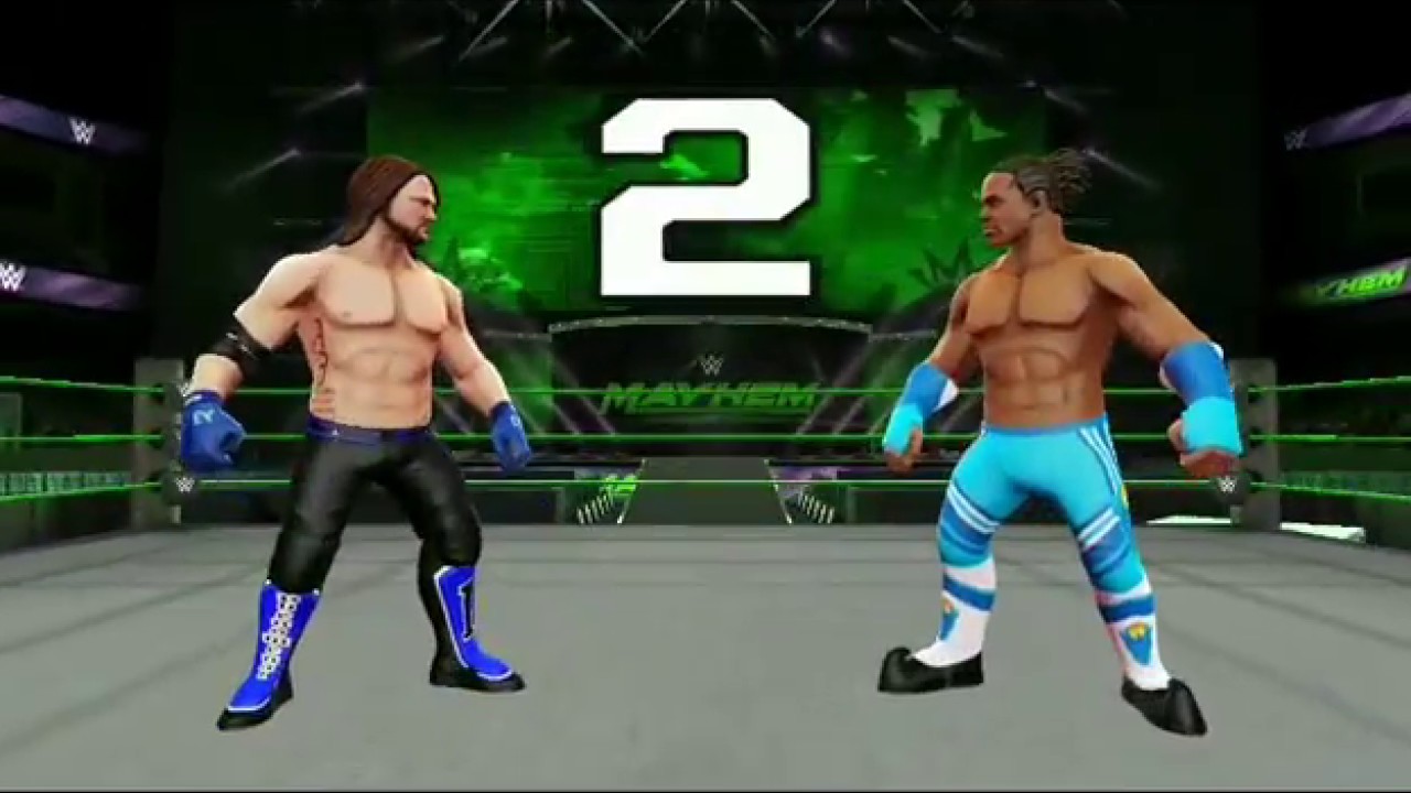 WWE Mayhem -  day1 Best andriod wwe game