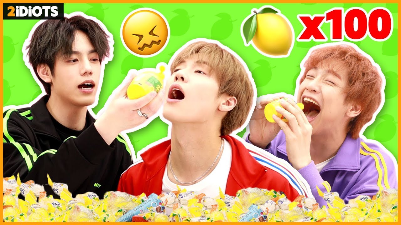 *침샘폭발* 신맛 도전😖Extreme Sour Drink Challenge with Italian snacks!ㅣ두얼간이(2 idiots)ㅣ엔플라잉(N.flying) 재현 차훈