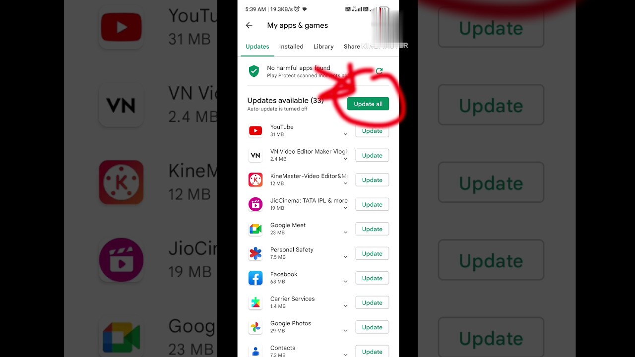 App update kaise kare || how to update app || #update #shorts