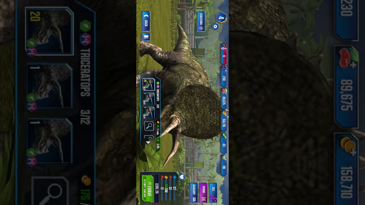 We played Jurassic World 