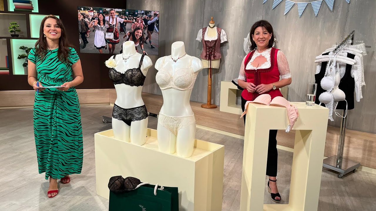 Der perfekte BH unter Dirndl und Tracht - Heike Riha stellt die verschiedenen Modelle vor.