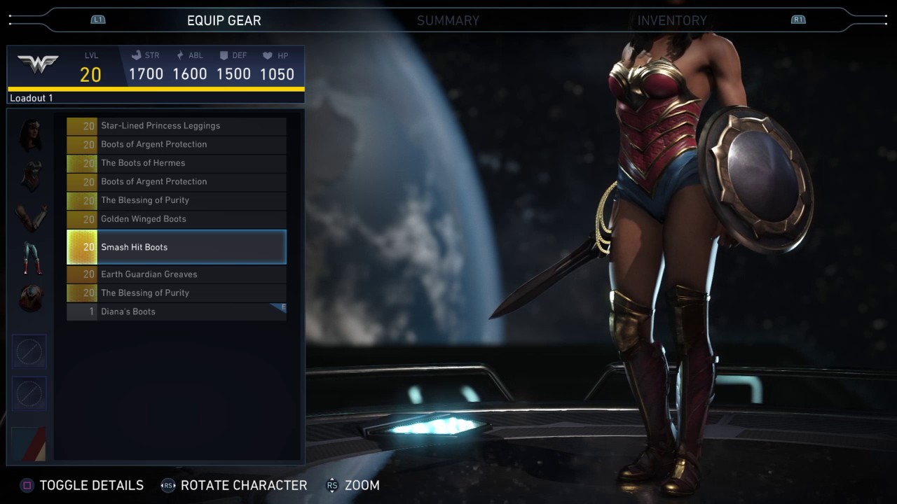 Injustice 2 - Wonder Woman Epic Gear Showcase/ Special Moves