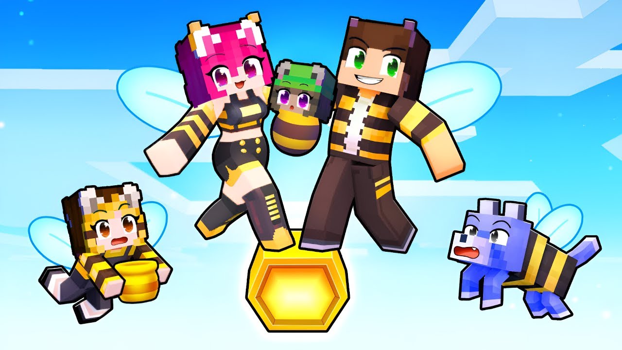 FAMILIA ALBINELOR pe ONE BLOCK in Minecraft?