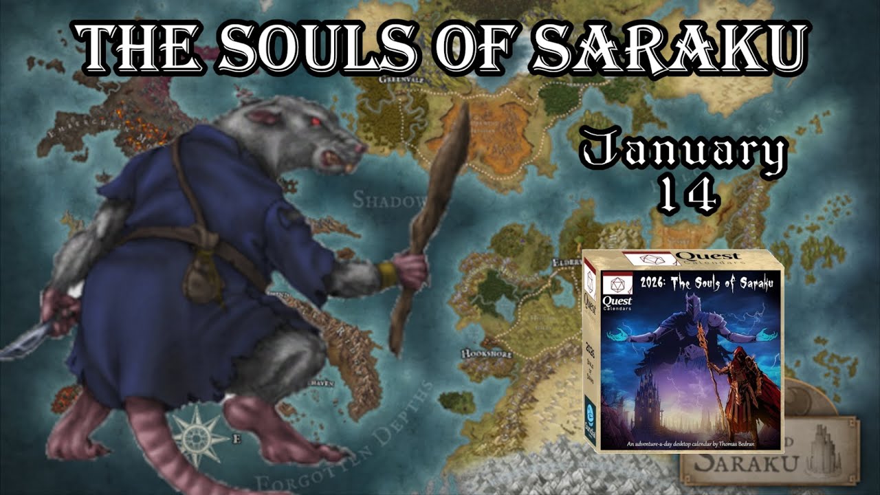 The Souls of Saraku: January 14 2026 - Quest Calendar