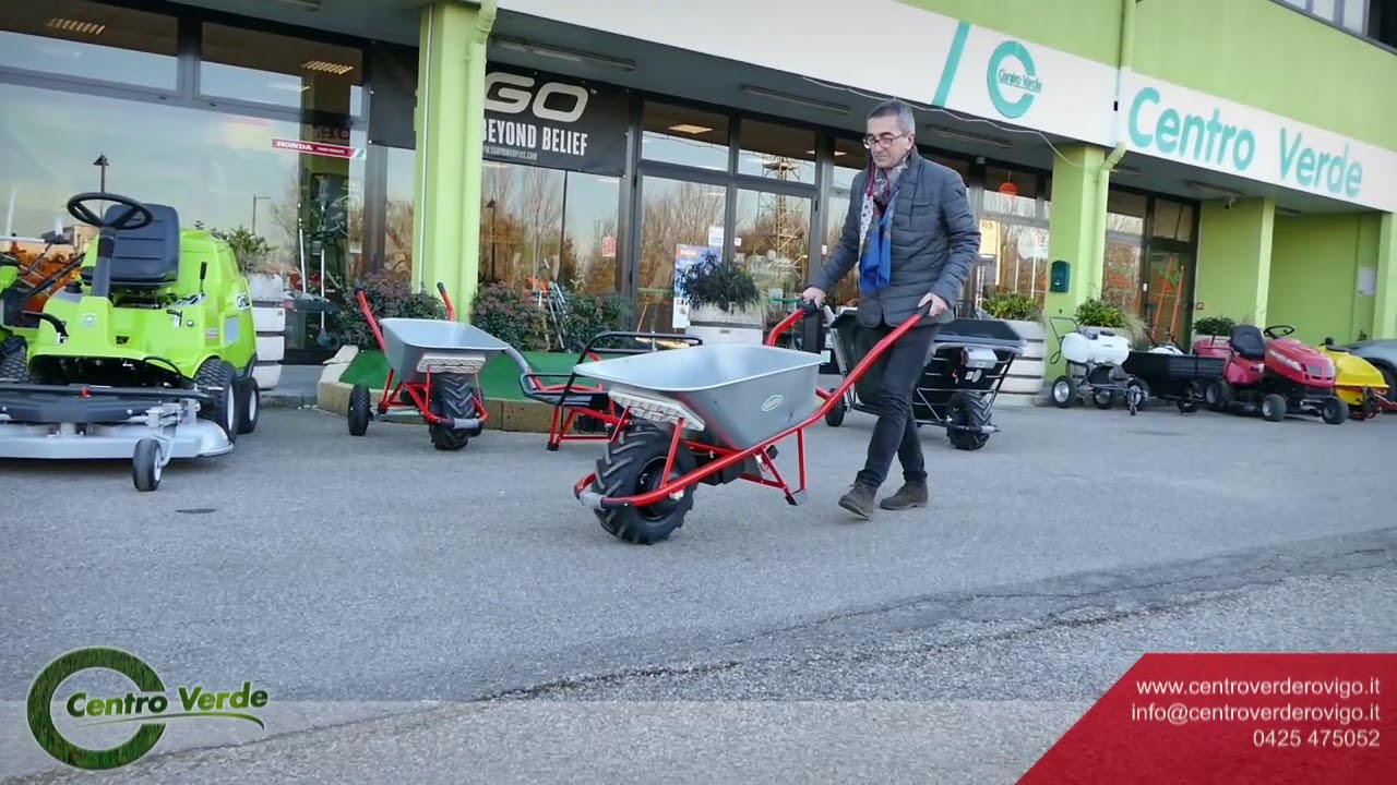 Nuova carriola elettrica Power Plus con freno e retromarcia