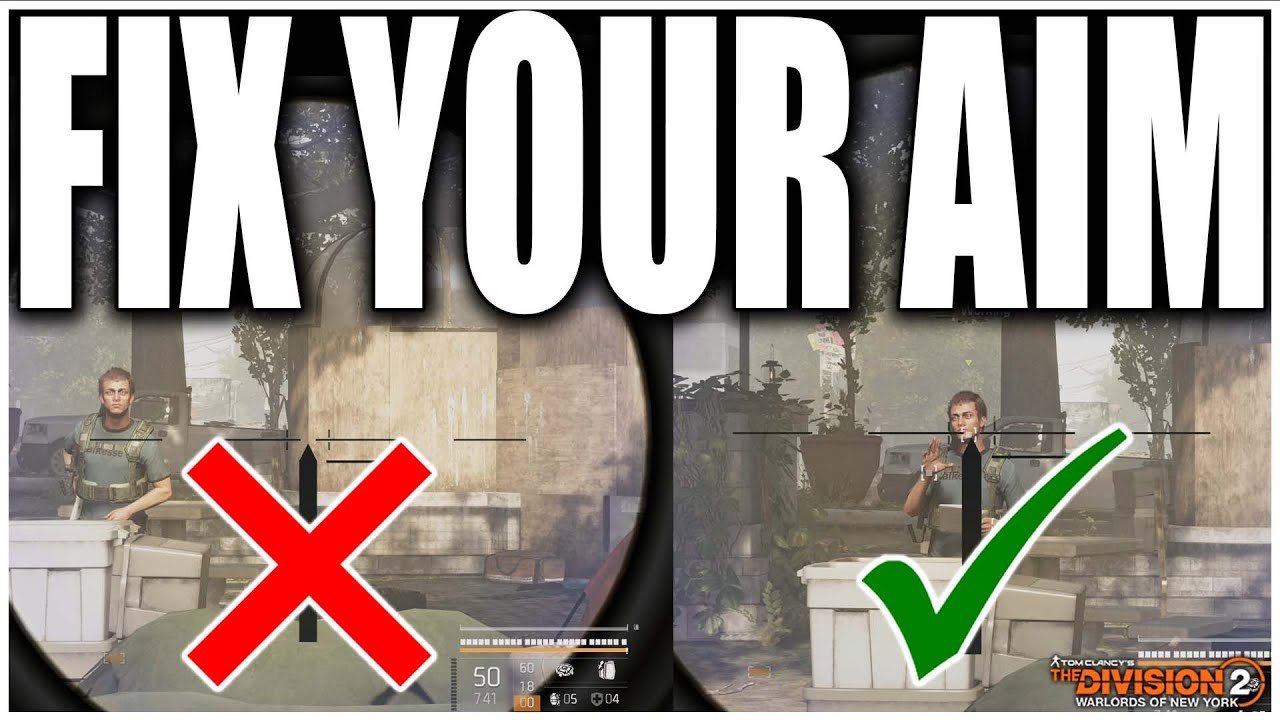 THE DIVISION 2 - HOW TO FIX YOUR AIM WITH A CONTROLLER! TIPS & ACCESSORIES TO IMPROVE YOUR AIM!