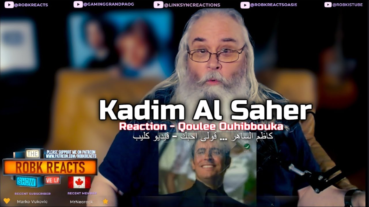 Kadim Al Saher Reaction - Qoulee Ouhibbouka | كاظم الساهر ... قولى احبك - فيديو كليب - Requested