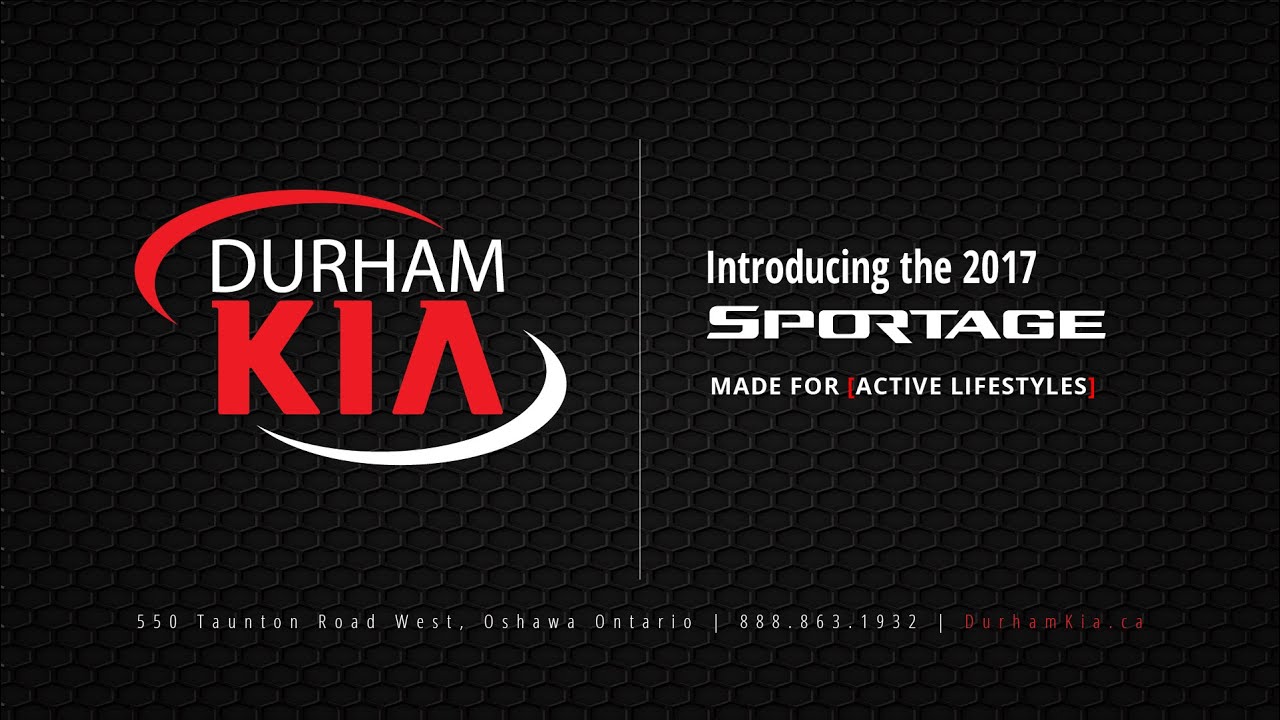 Durham Kia - 2017 Kia Sportage