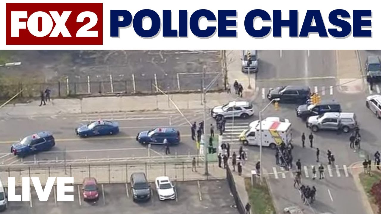 LIVE | Detroit officer-involved shooting with wanted suspect after car chase