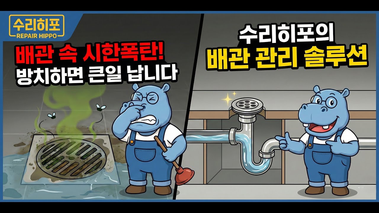 전문가만 아는 배수 관리 비책! 역류 걱정 없는 깨끗한 배관 만드는 법 (feat. 관리의 중요성)