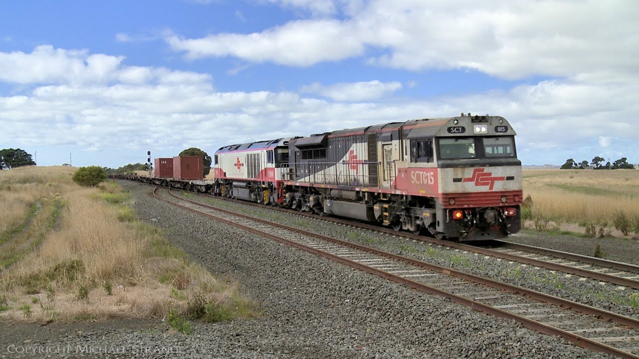 9721V SCT/SBR Dooen Container Train With SCT015 & CSR003 (5/5/2021) - PoathTV Australian Railways