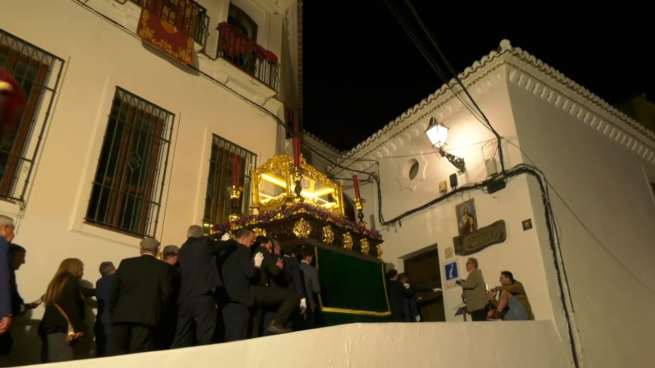 Momentos de los Blancos de Setenil: Santo Entierro, Viernes Santo de 2023