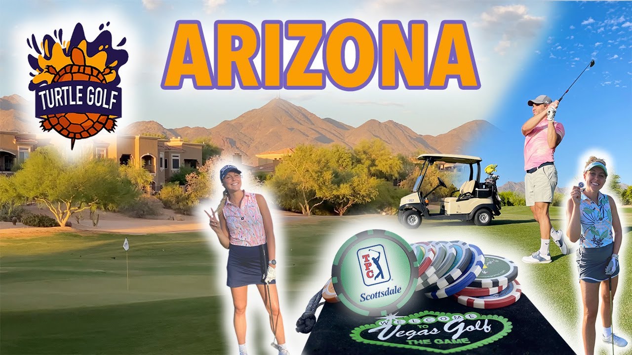 Playing the BETTER course at TPC Scottsdale - The Champions - With Vegas Golf Game Poker Chips