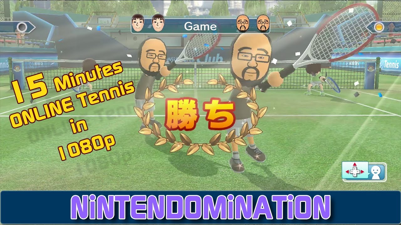 WiiU - Wii Sports Club - 15 Minutes Online Tennis Gameplay