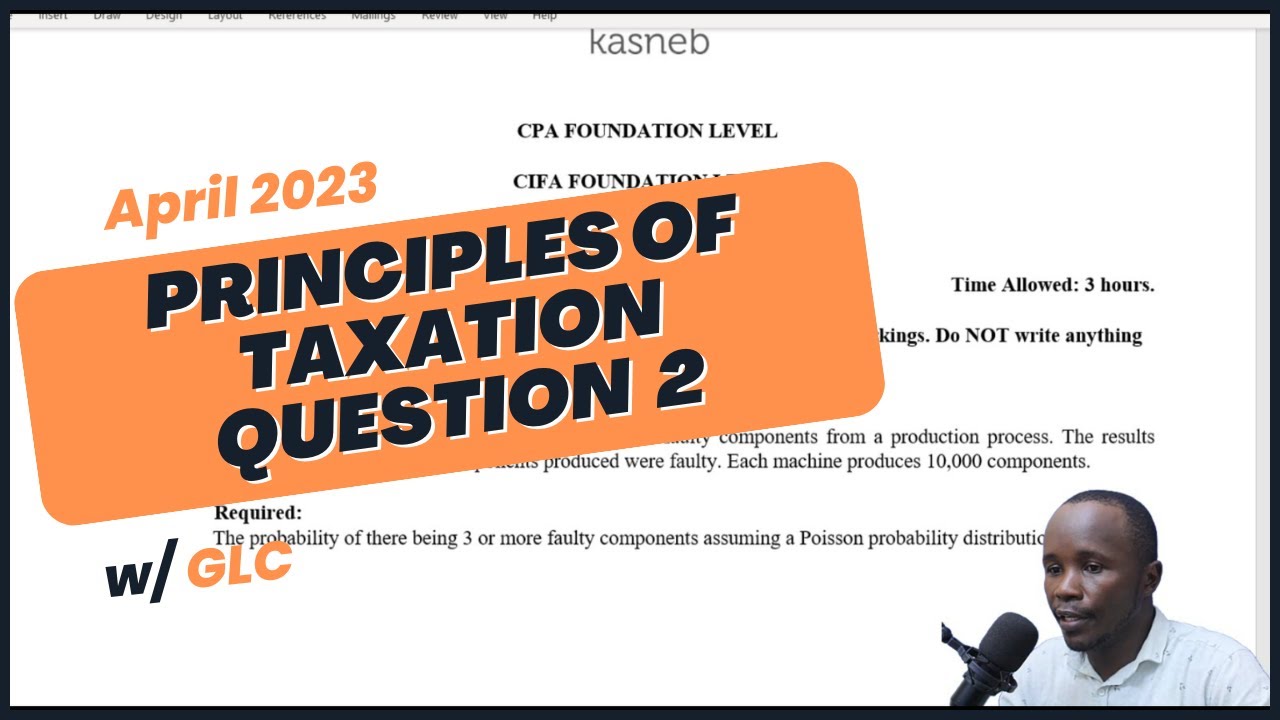 ATD PRINCIPLES OF TAXATION APRIL 2023 Q2