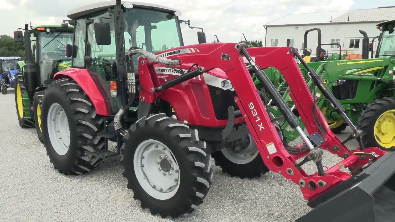 2015 Massey Ferguson 4609 Tractor w/ Cab & Loader! Nice! For Sale by Mast Tractor Sales
