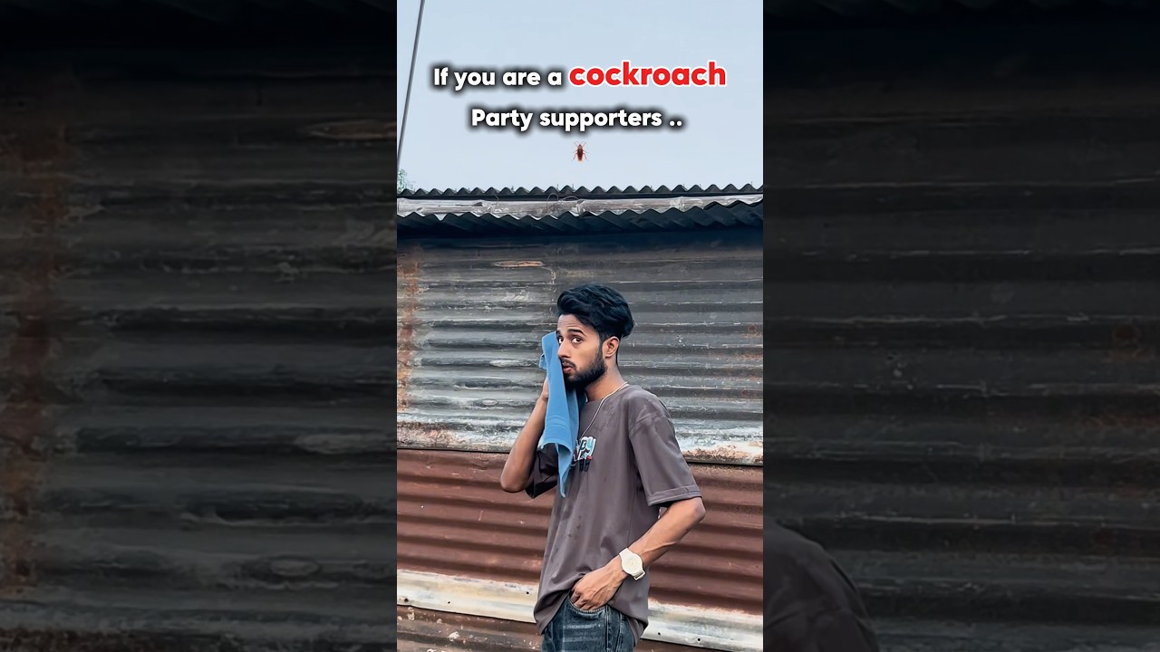 Abhijeet dipke 🤪 #coackroach #cjp #funny #rajasthan #rally #slap