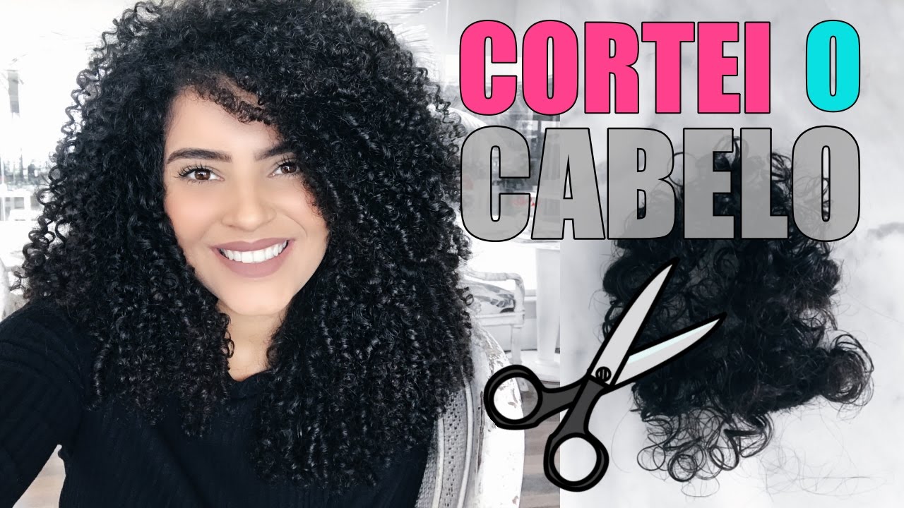 CORTANDO CAMADAS NO CABELO CACHEADO EM CASA