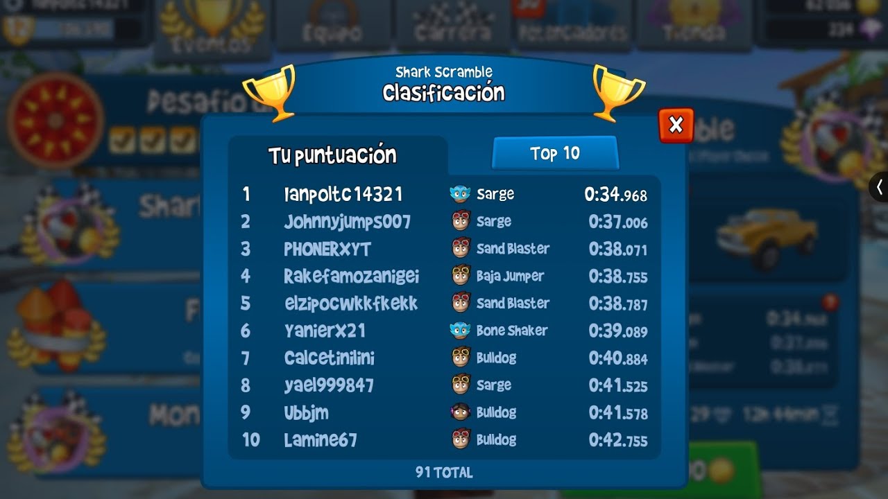 Evento de hoy 🦈shark scramble🦈 y perdon por no despedirme