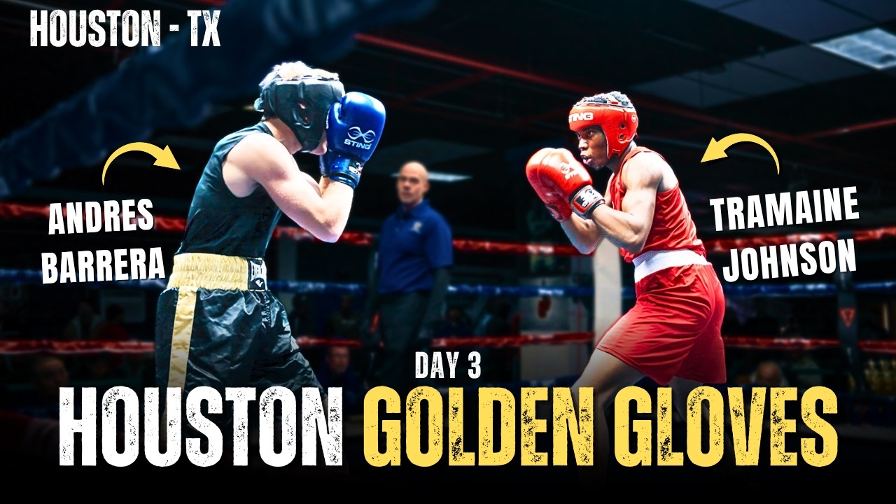 HOUSTON TX Golden Gloves 2025! Amateur Boxers Compete On Day 3!