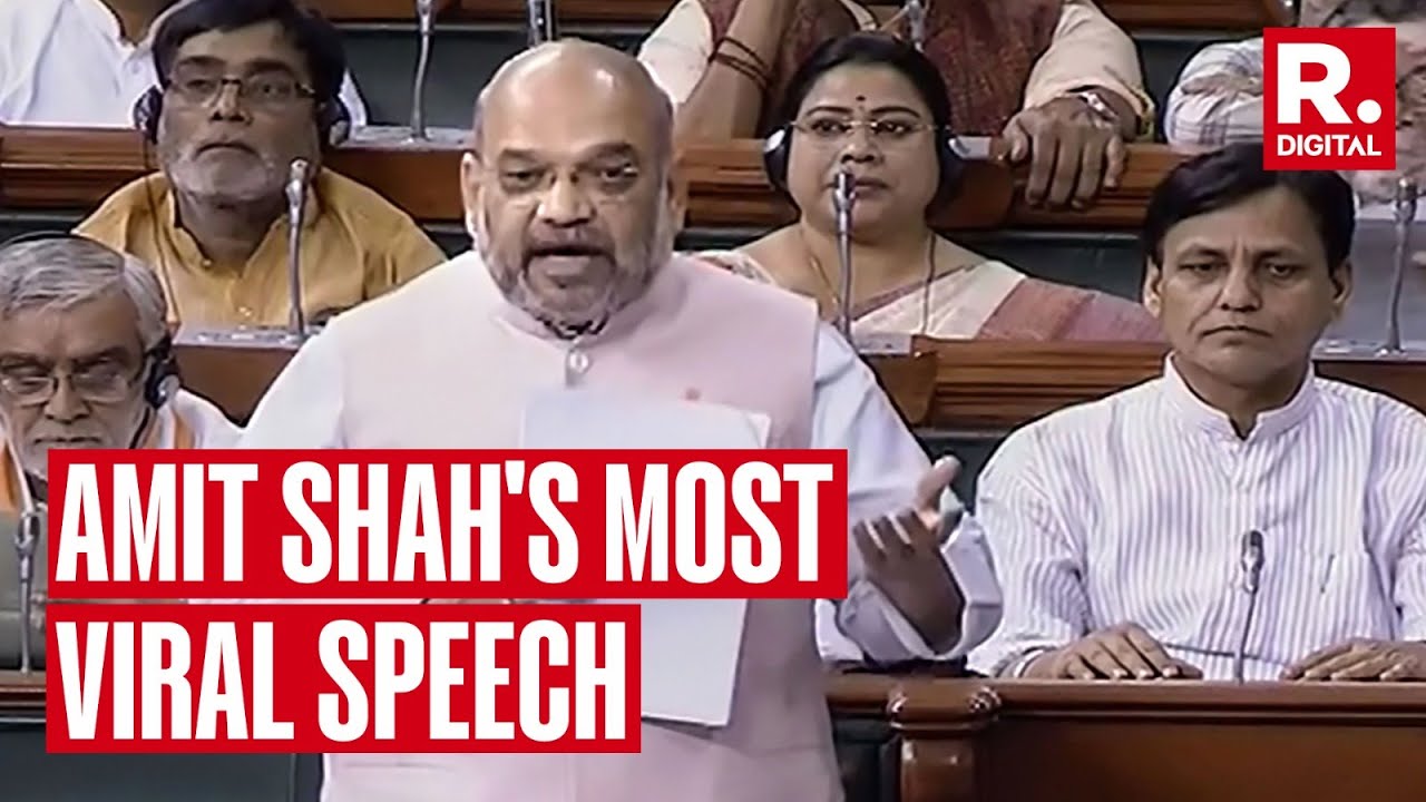 Amit Shah Gave this Viral Speech In the Parliament On The Occasion Of The Abrogation Of Article 370