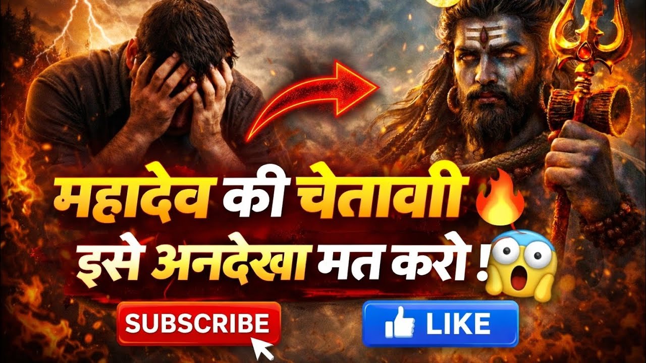 आज महादेव का सीधा संदेश — अनदेखा किया तो पछताना तय है#harharmahadev #mahadev #bholenath 