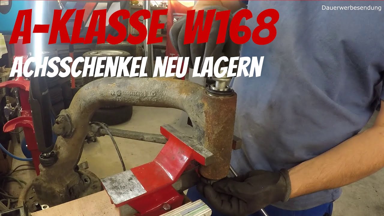 A-Klasse W168 170CDI - 🔧 Hintere Querlenkerlager erneuern II Replace the rear wishbone bearings 🔧