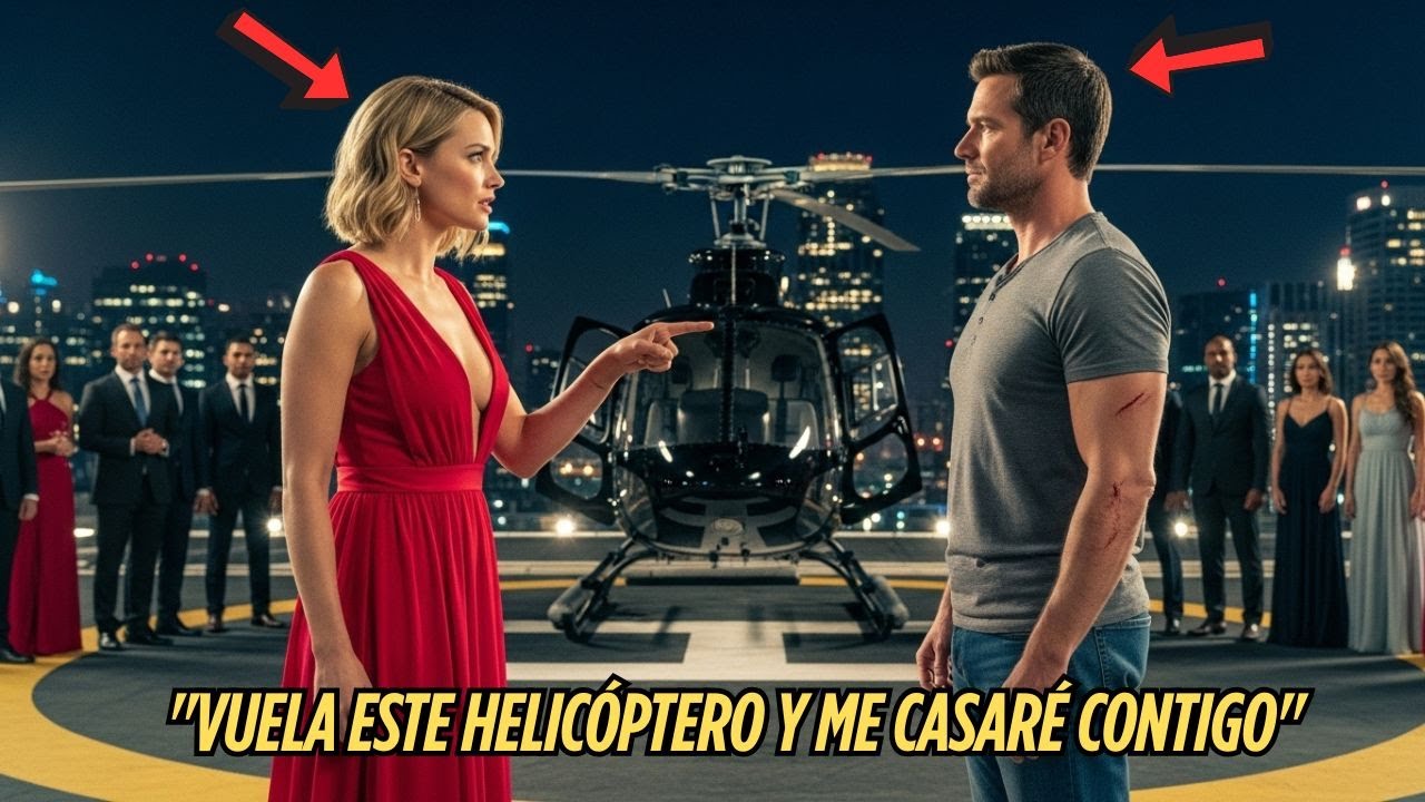 El CEO se burló del conserje:“Vuela este helicóptero y me caso contigo”... su verdad la dejó atónita